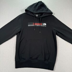 The North Face Hoodie Sweatshirt Unisex Small Black Colorado‎ Explorer Outdoors